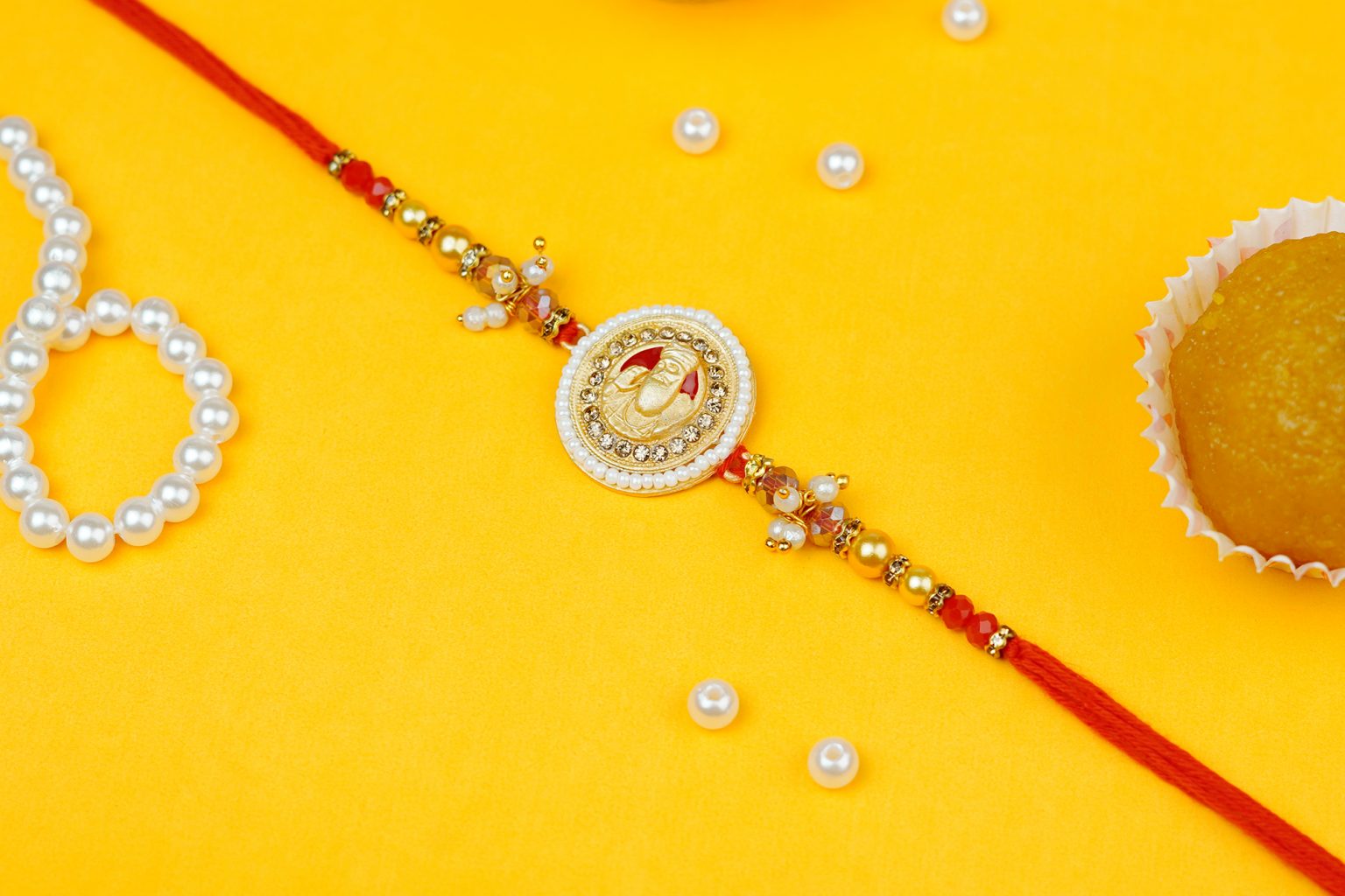 Punjabi Golden Rakhi - ChhappanBhog